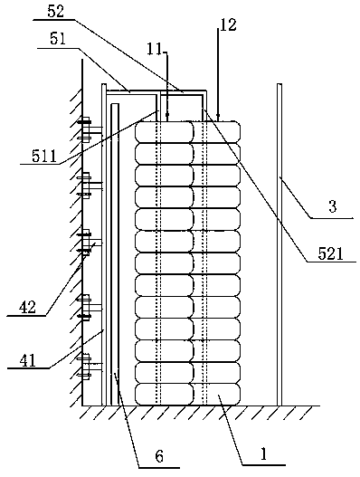 Tire type projectile collector