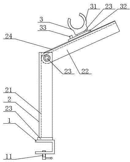 Lamp light support frame for electric power urgent repair at night