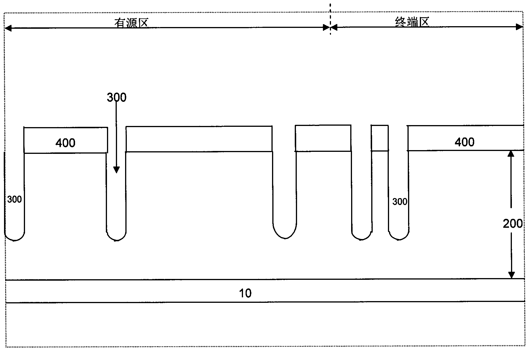 Method of preparing a groove grid-control power device