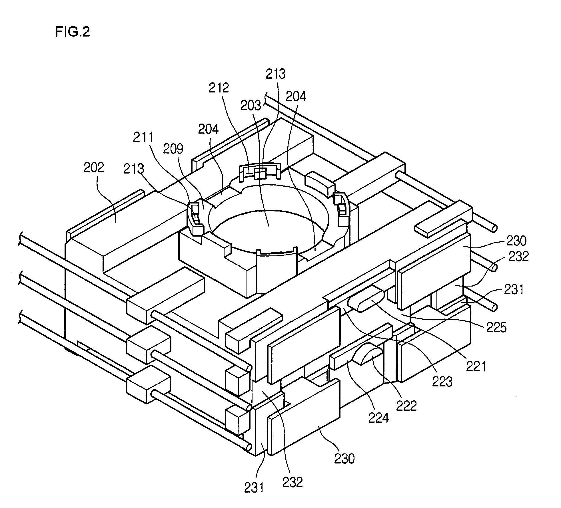 Optical pickup actuator