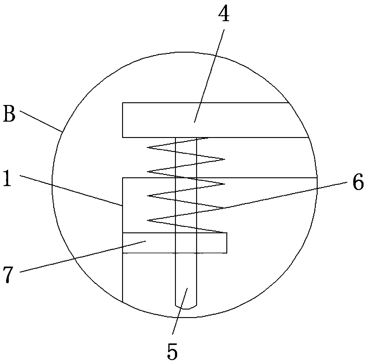 Device for solving powder material coking arch