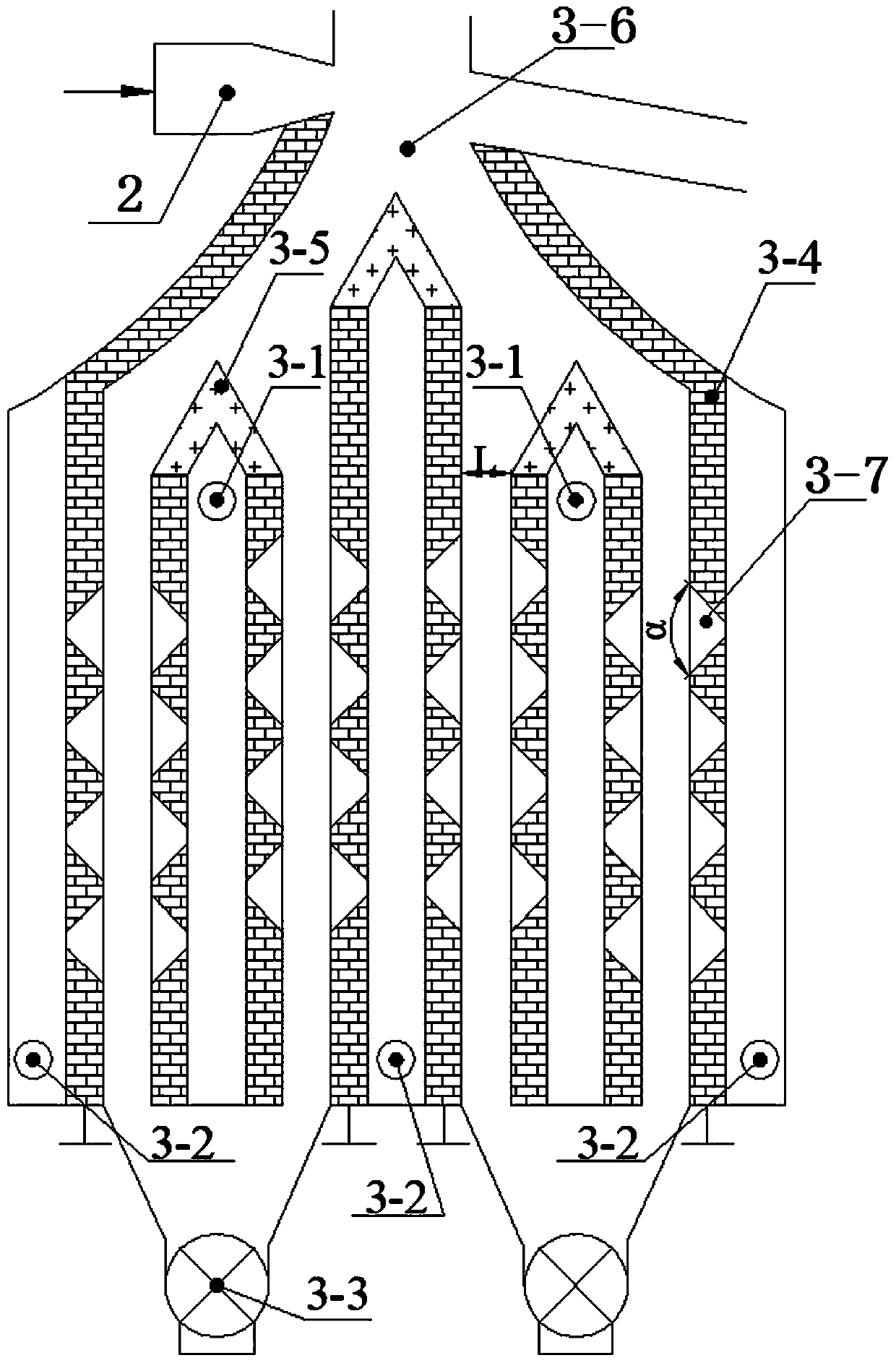 High-temperature bottom slag cooling and afterheat recycling device of circulating fluidized bed boiler