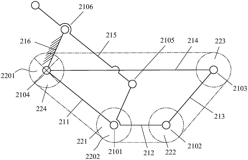 Transformable-crawler suspension bracket and robot moving platform with same