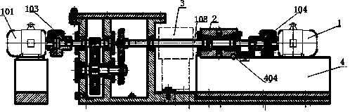 Double-disc type lubricating oil traction force testing machine