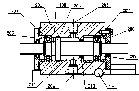 Double-disc type lubricating oil traction force testing machine