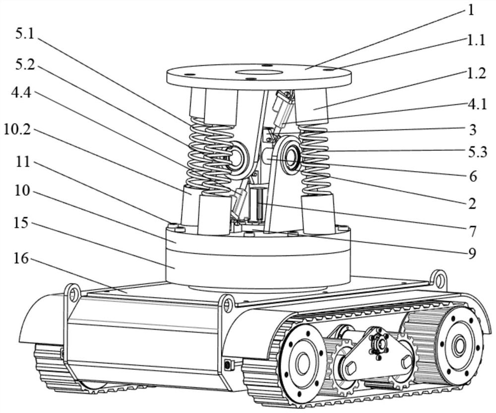 A foot mechanism of a walking polar scientific research robot