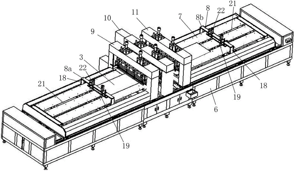 Hoarding box hoarding crease machine head