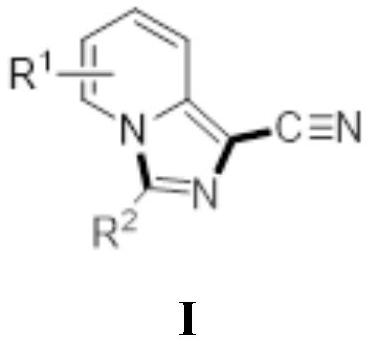 Novel method for synthesizing cyano-substituted imidazo[1,5-a]pyridine