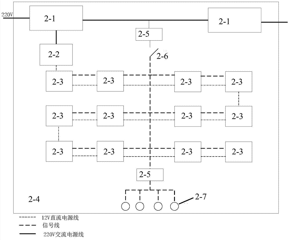 Power line broadband carrier communication module networking test system