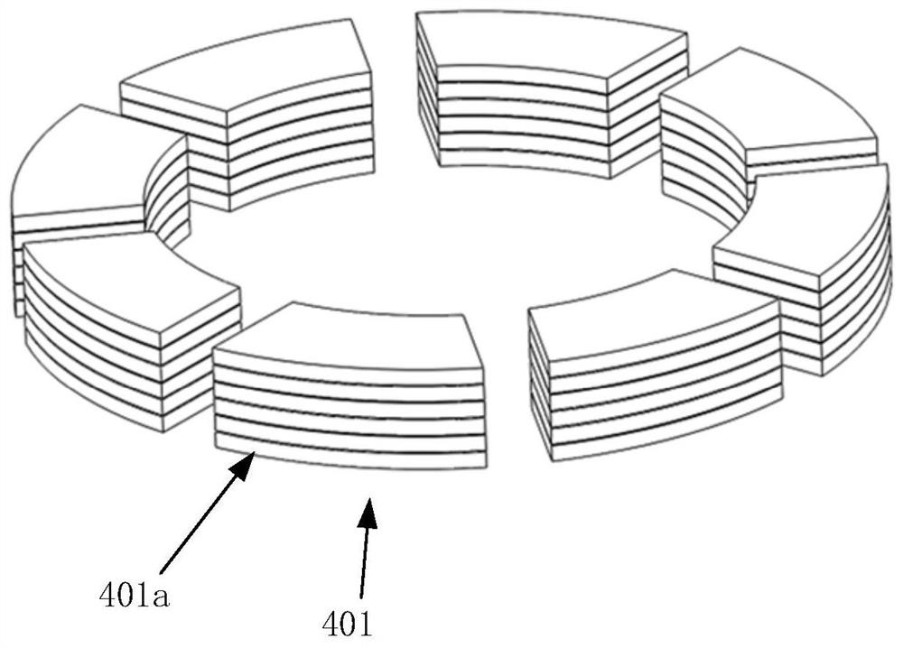 Anti-saturation large-current double-Hall-element current sensor