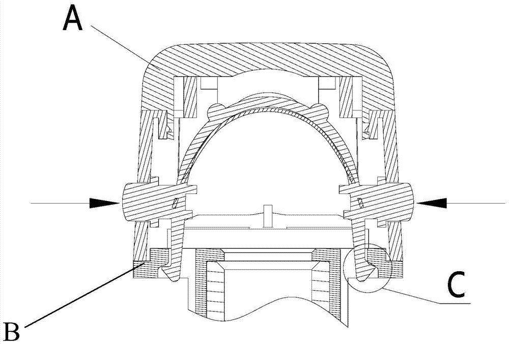 A durable disassembly aid for an automobile ignition switch knob assembly