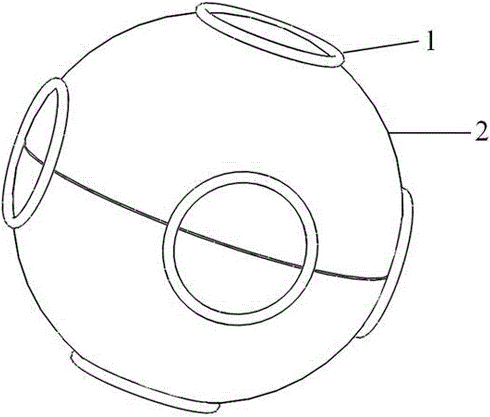 Friction-piezoelectric-magnetoelectric compound three-dimensional space multi-degree-of-freedom micro-energy acquisition device