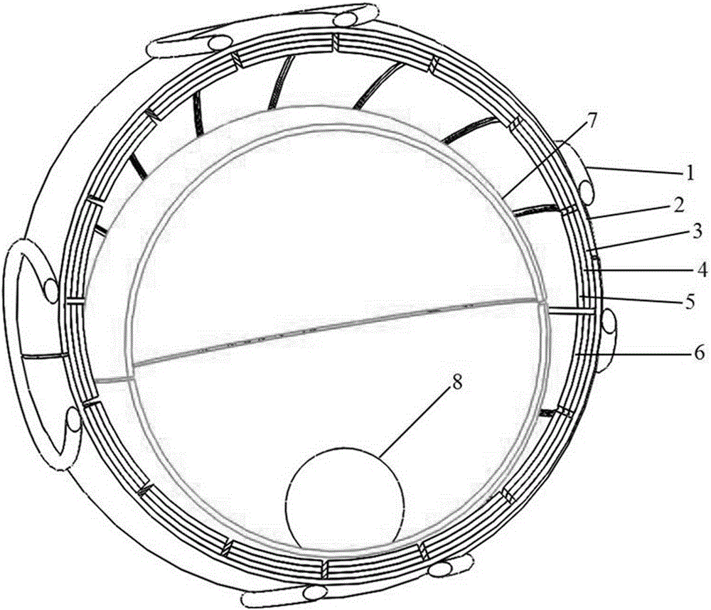 Friction-piezoelectric-magnetoelectric compound three-dimensional space multi-degree-of-freedom micro-energy acquisition device