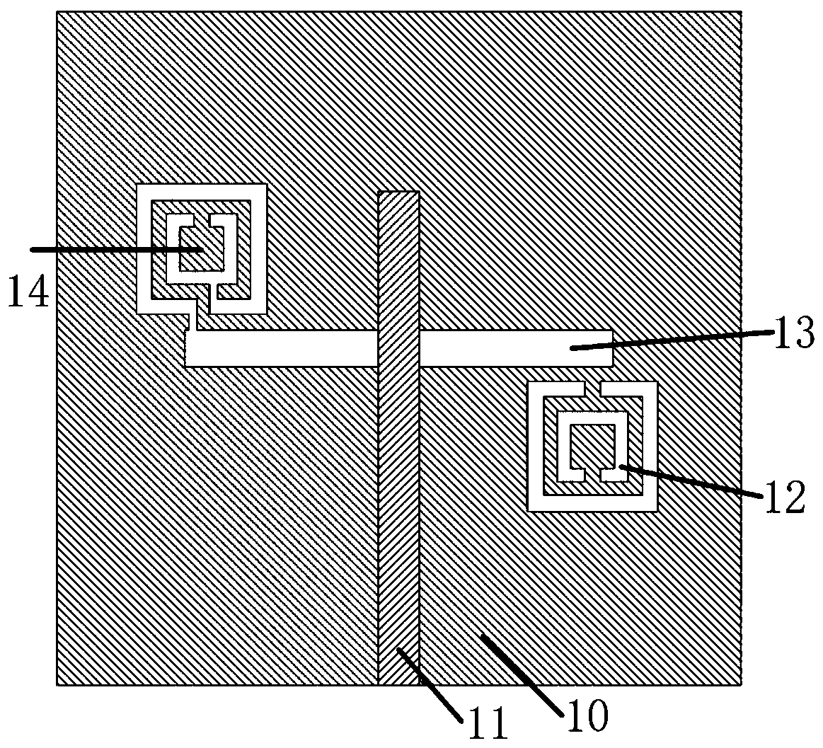 Multi-frequency microstrip slot antenna with earth plate loaded with slip-ring resonator slots