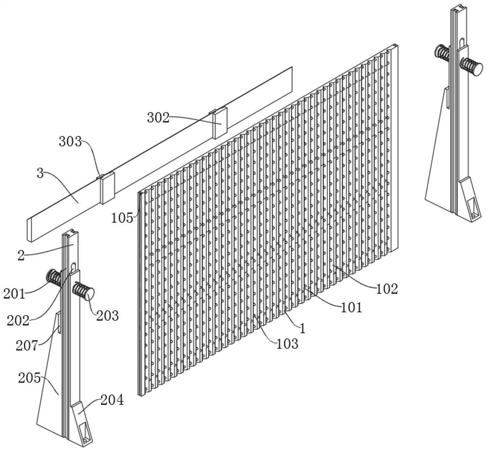 Wind-proof dust suppression net for urban road traffic engineering construction