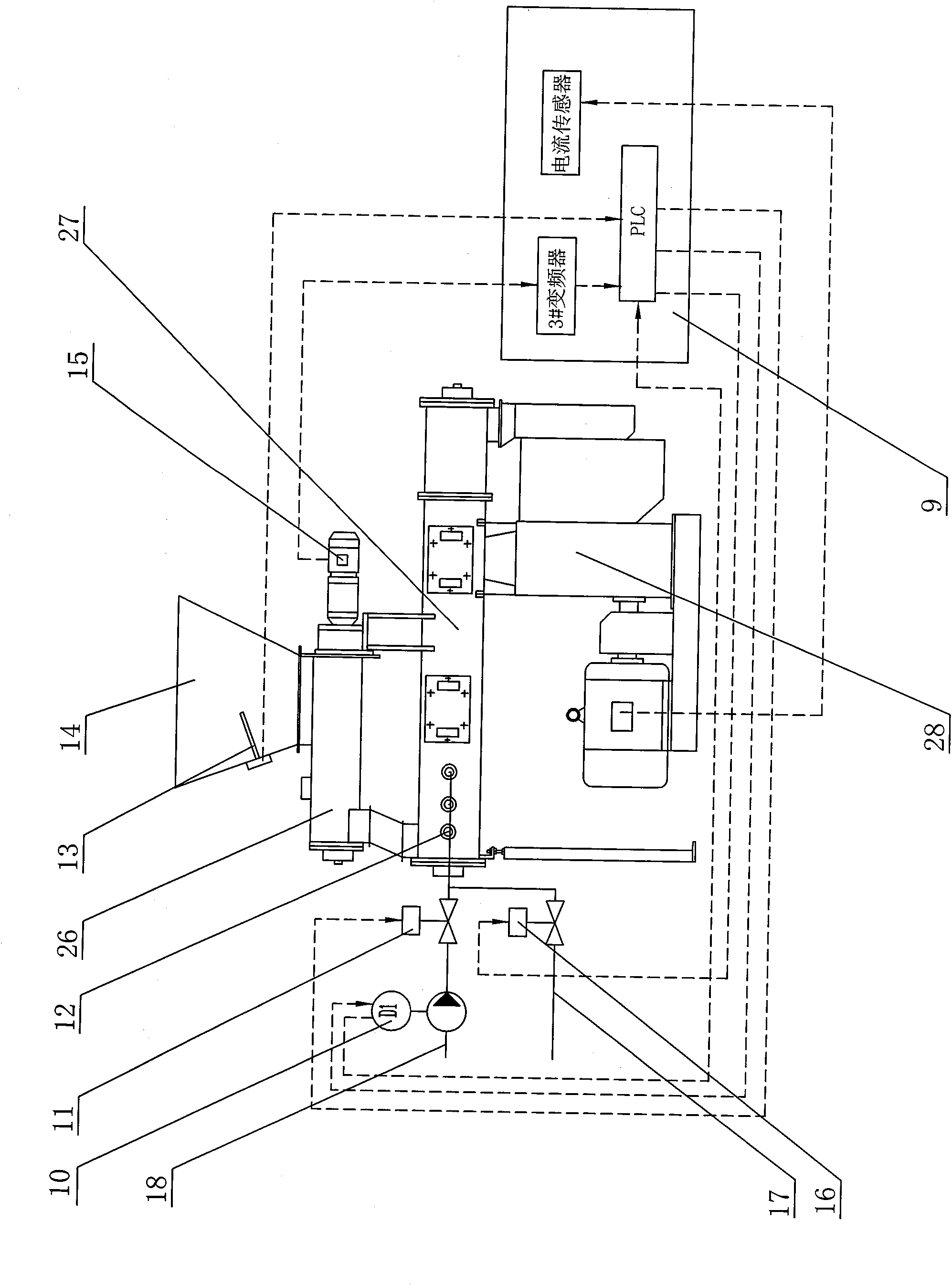 On-line water detection and pellet-fodder optimization device