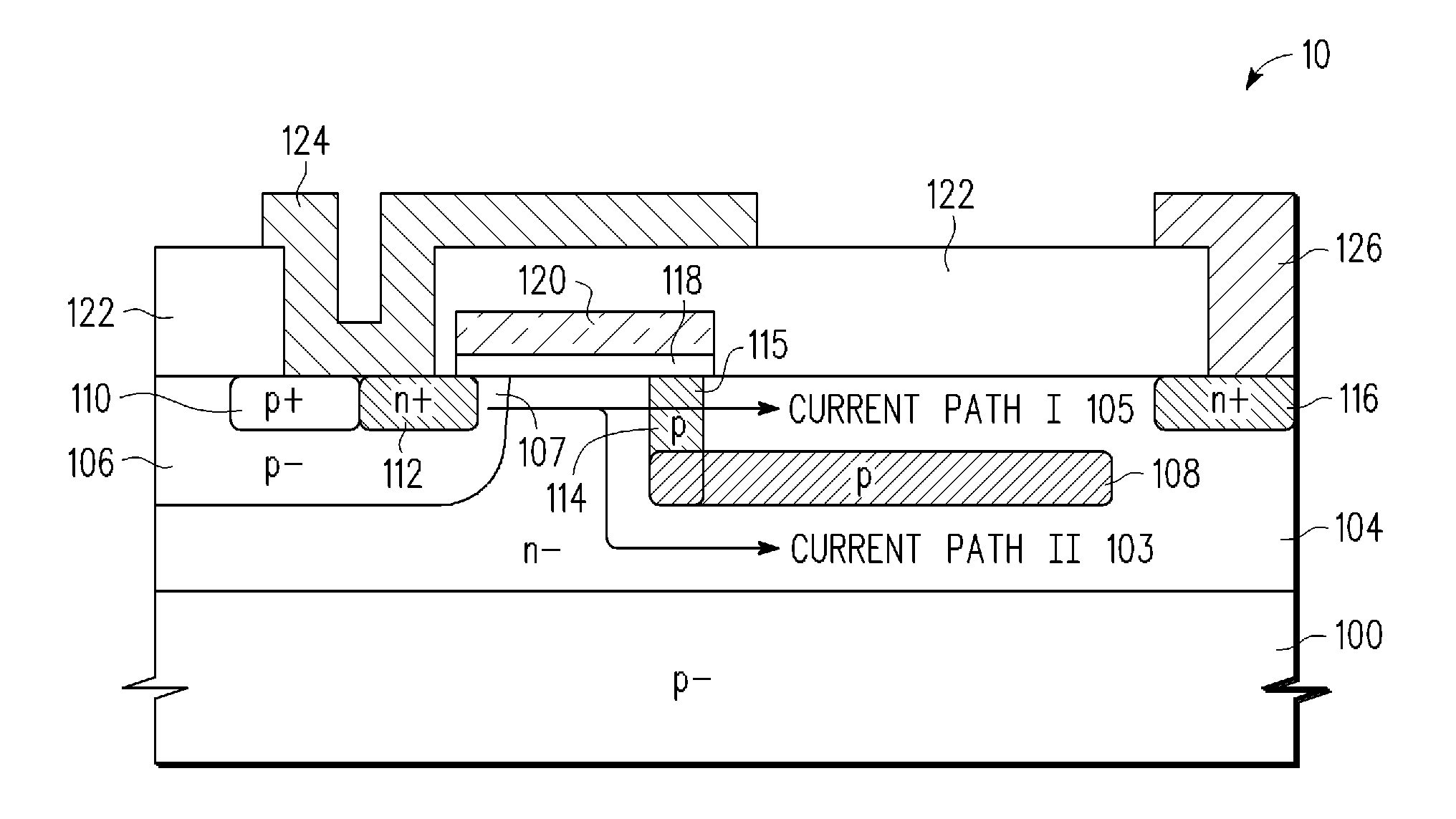 Dual Current Path LDMOSFET with Graded PBL for Ultra High Voltage Smart Power Applications