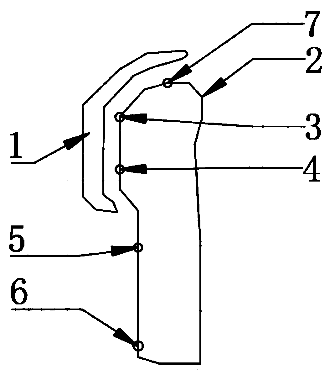 Wireless earphone wearing detection device and method and TWS earphone