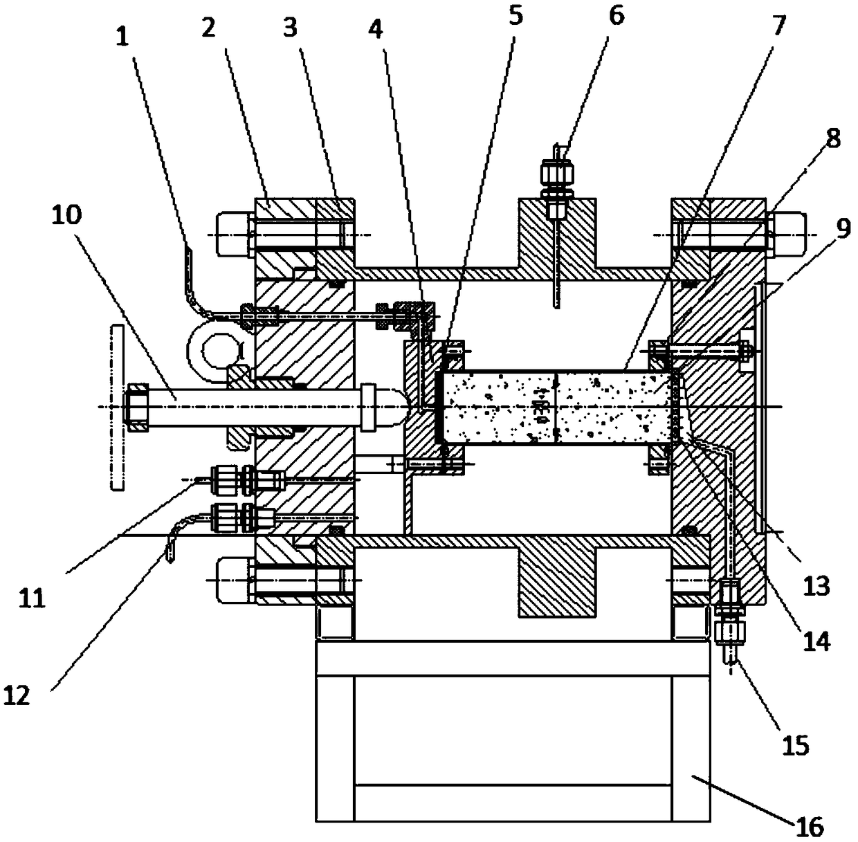 Special reaction kettle for simulating sand production process of hydrate-containing sediments and its test method