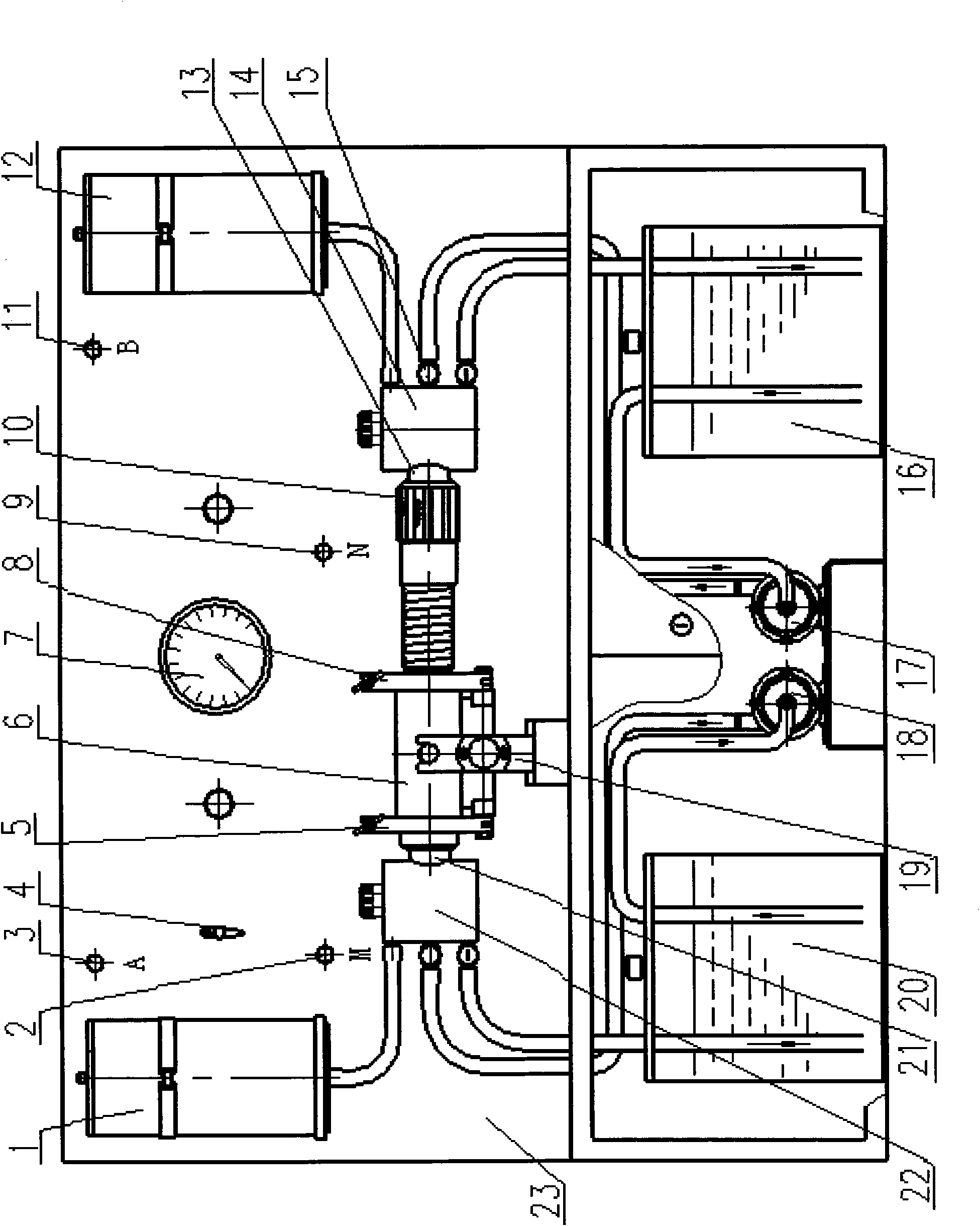 Device for measuring polarizability of rocks