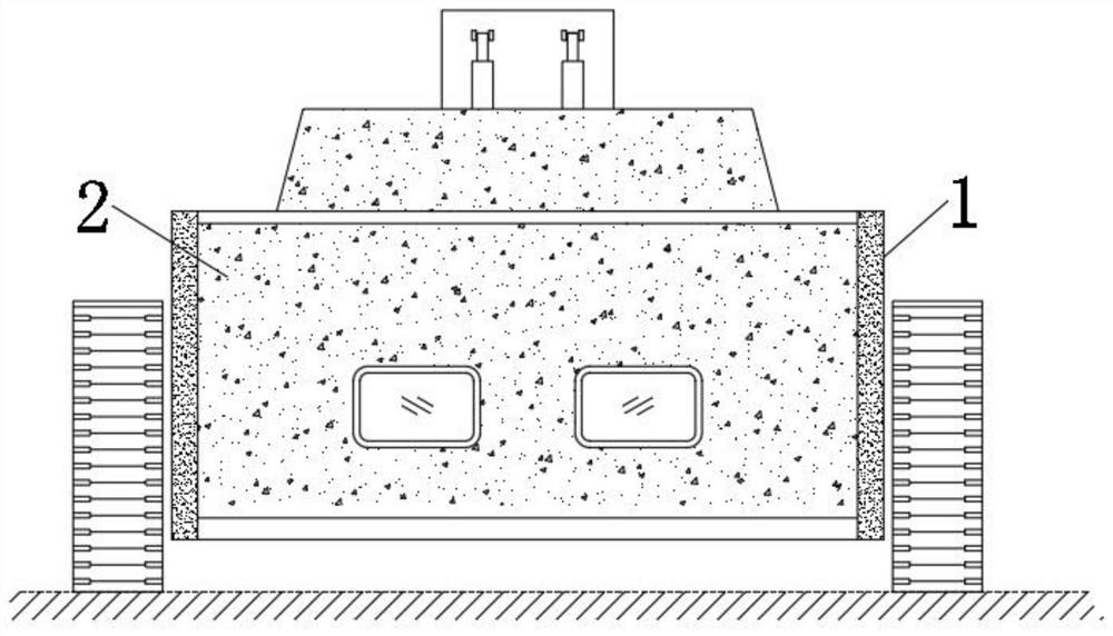 Obstacle-breaking rescue robot for biochemical environment