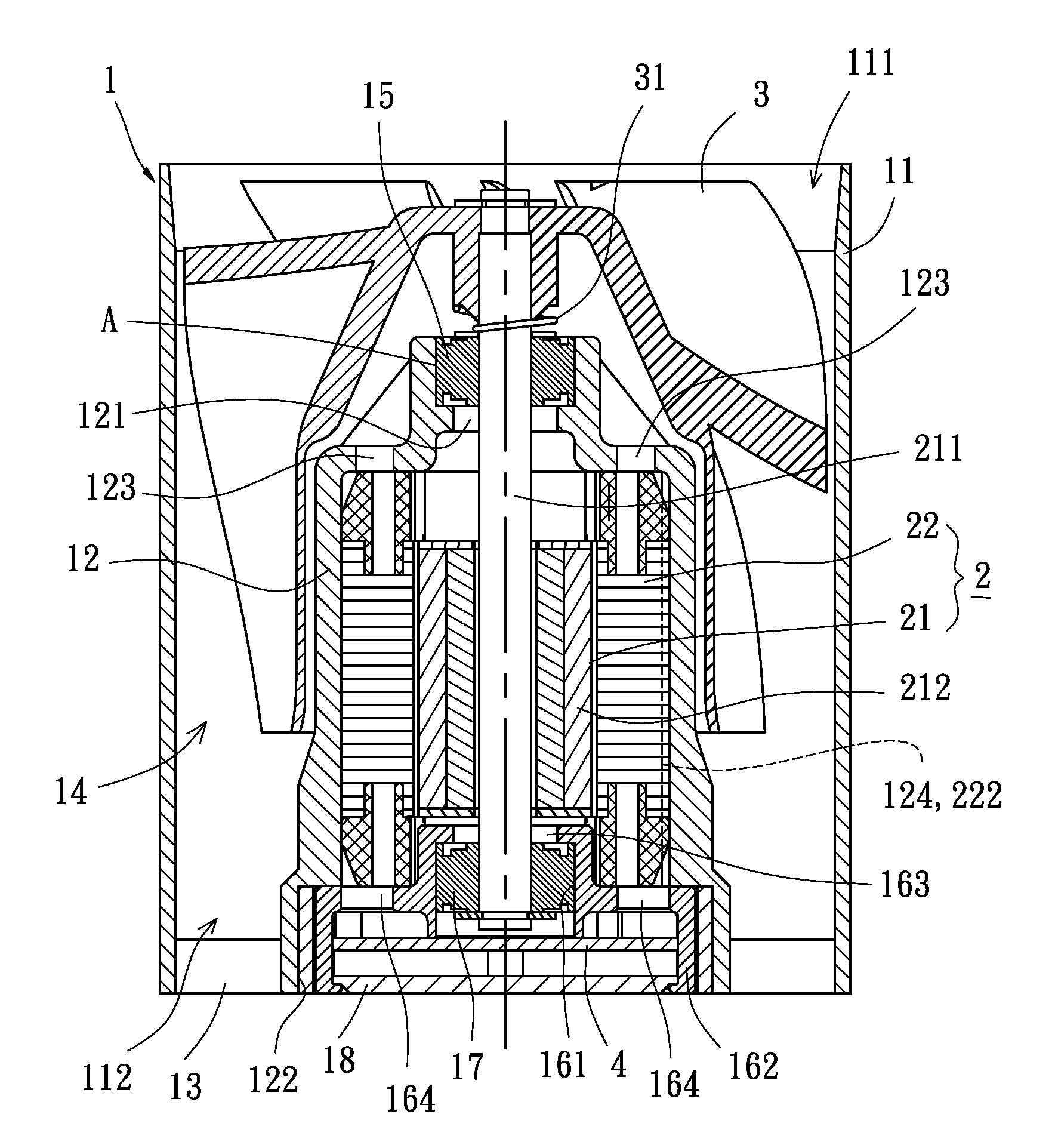 Heat dissipating fan