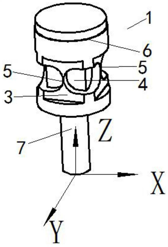 Flexible joint machining method