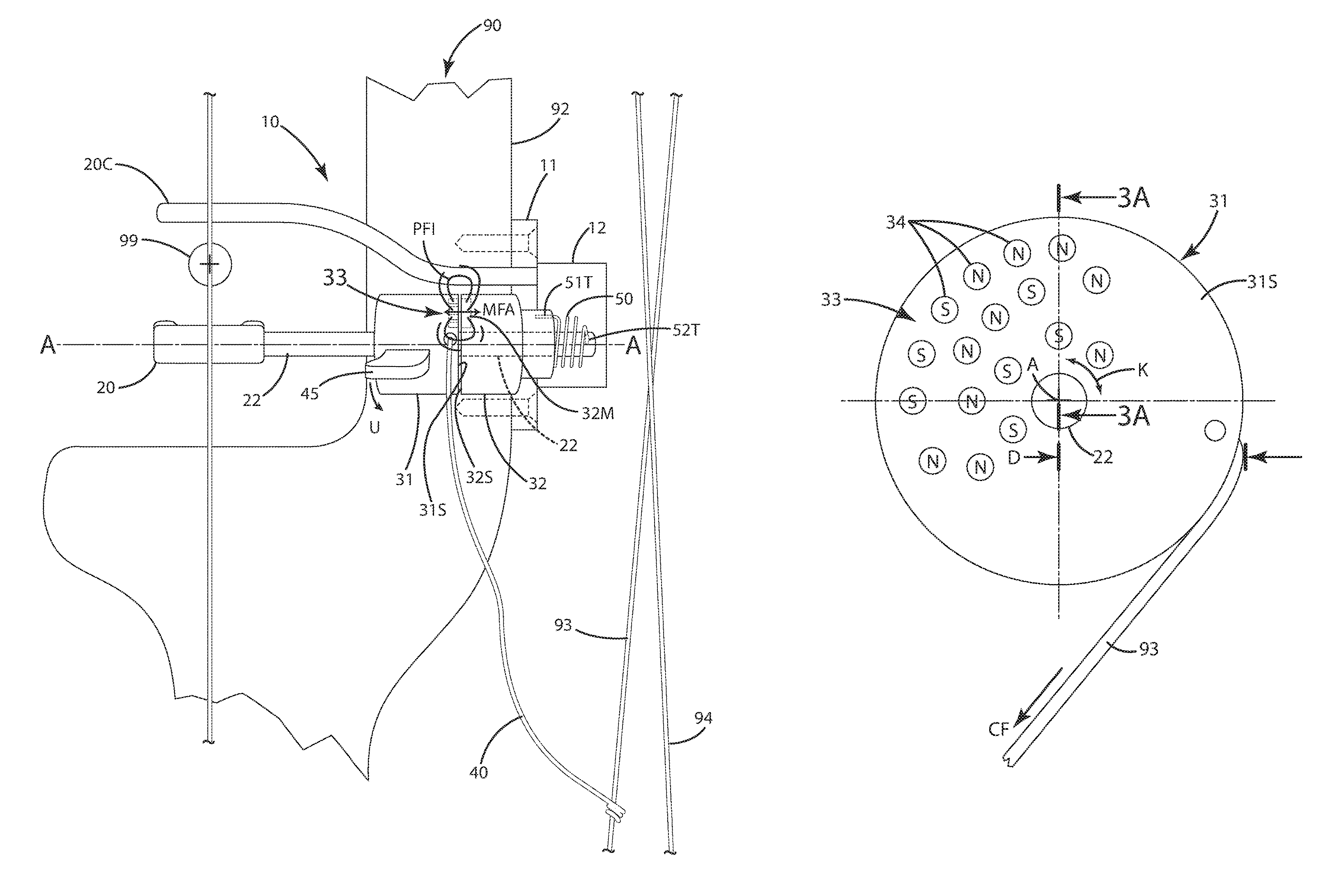 Magnetic drop-away arrow rest