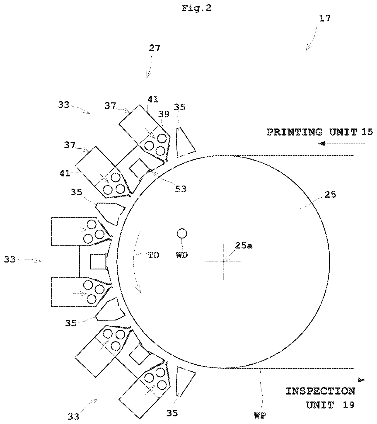 Drying apparatus, and an inkjet printing apparatus having the same