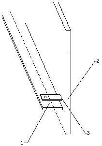 A dry-hanging construction method of curtain wall stone material poured with ab glue and resin glue