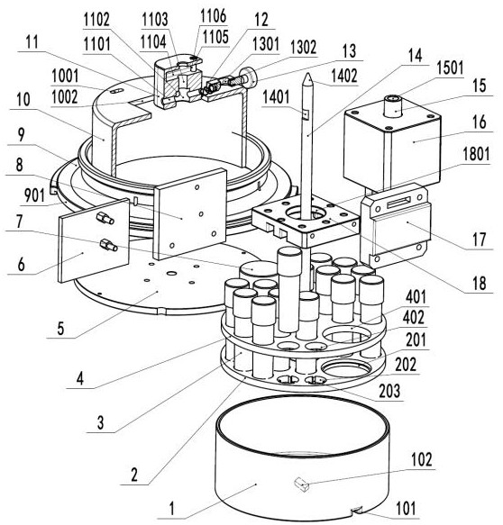 Freezing replacement blending instrument