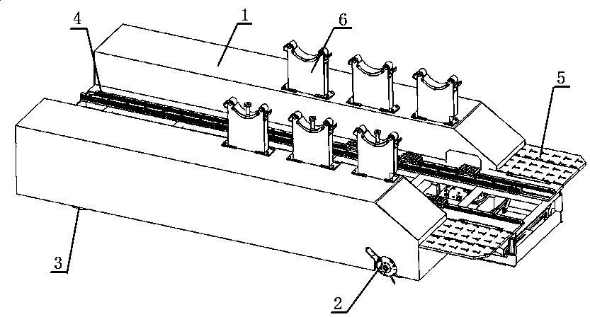 Multi-degree-of-freedom AGV missile transport and hanging robot system