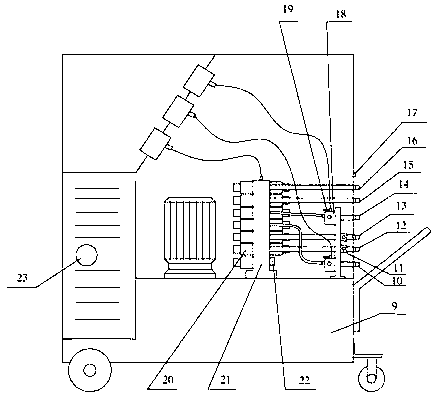 Curved bridge step pushing method