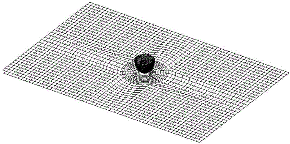 Method for analyzing residual compression strength of composite materials after impact damage