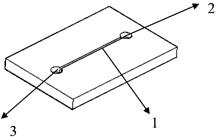 Microfluidic device for fluid detection and method for making the same