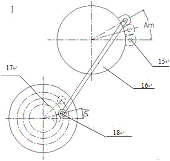 High-speed wind tunnel large attack angle pitching dynamic stalling test device