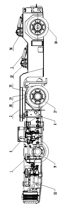 Drag shovel multipurpose car and method for enabling underground support to enter cage