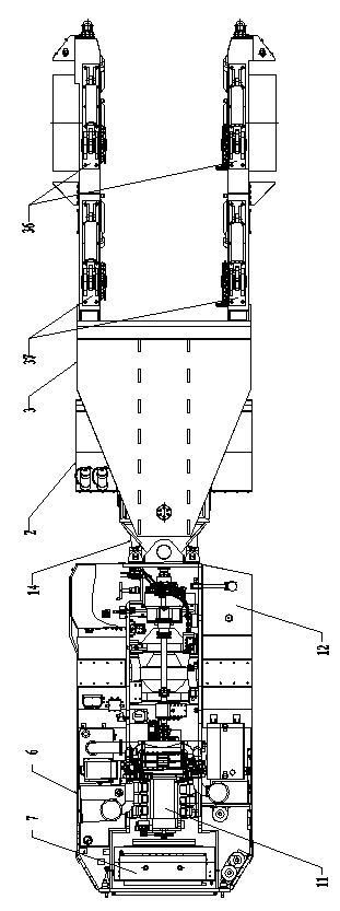 Drag shovel multipurpose car and method for enabling underground support to enter cage