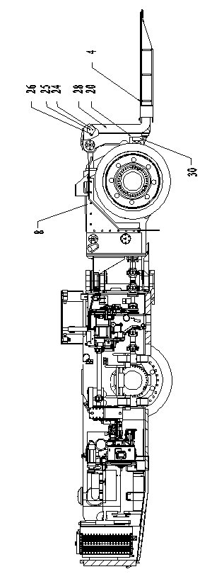 Drag shovel multipurpose car and method for enabling underground support to enter cage