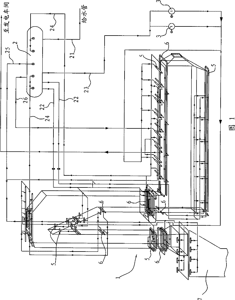 Exhaust-heating boiler