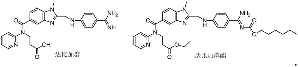 Dabigatran cyclic derivative and its preparation method and use