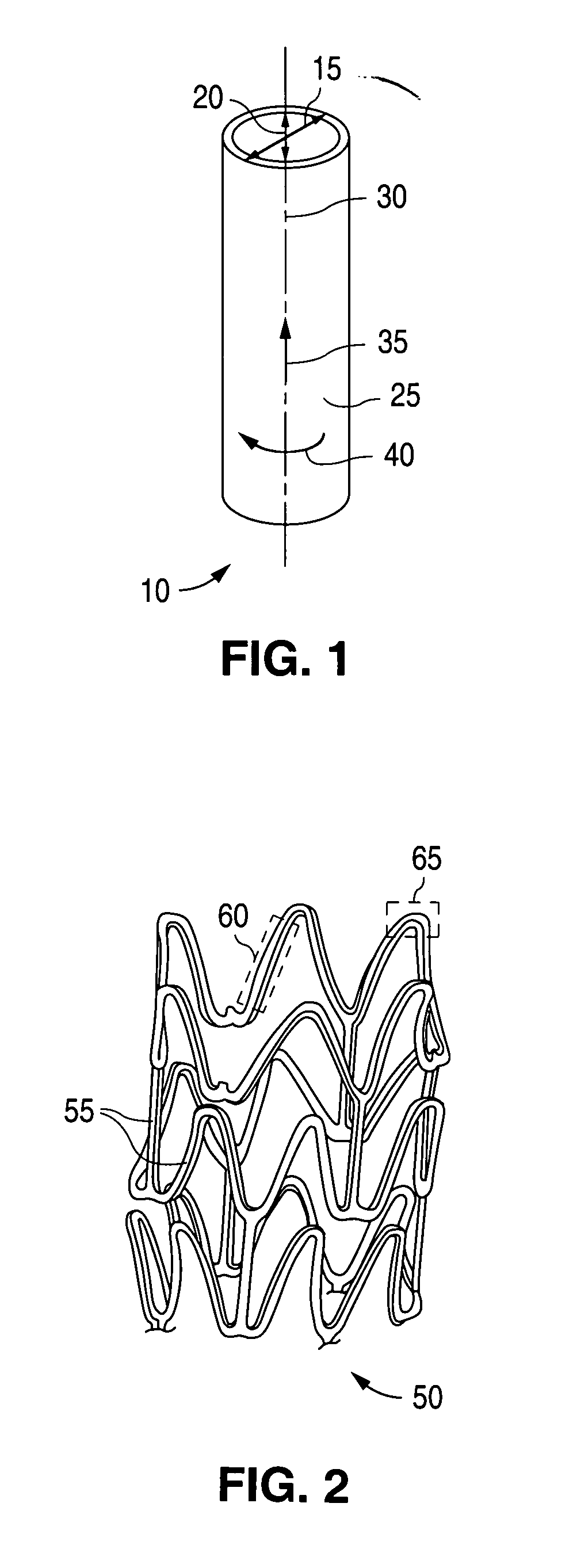 Controlled deformation of a polymer tube with a restraining surface in fabricating a medical article