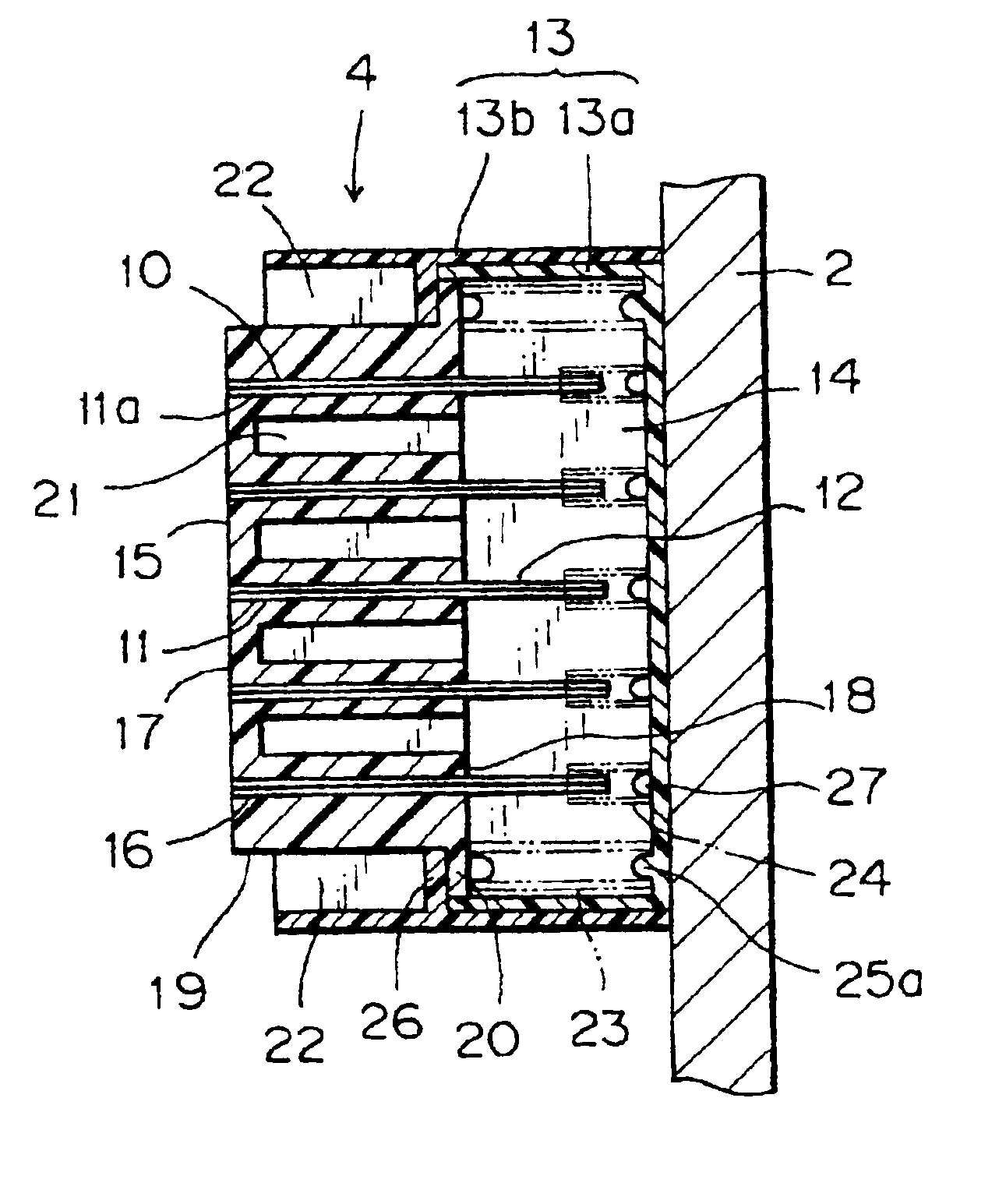 Power supply switch of motor vehicle