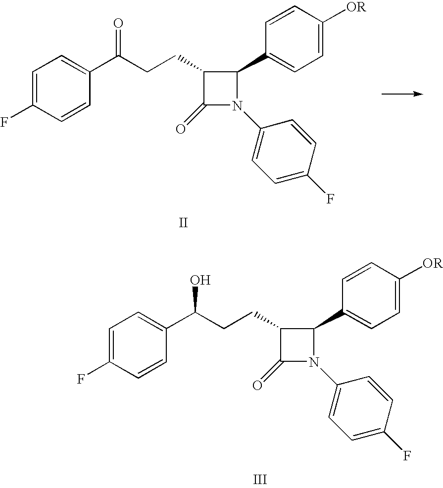 Processes for preparing ezetimibe and intermediate compounds useful for the preparation thereof