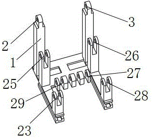 Multiunit linear driving simple high-load electro-hydraulic controllable sliding wood forking machine