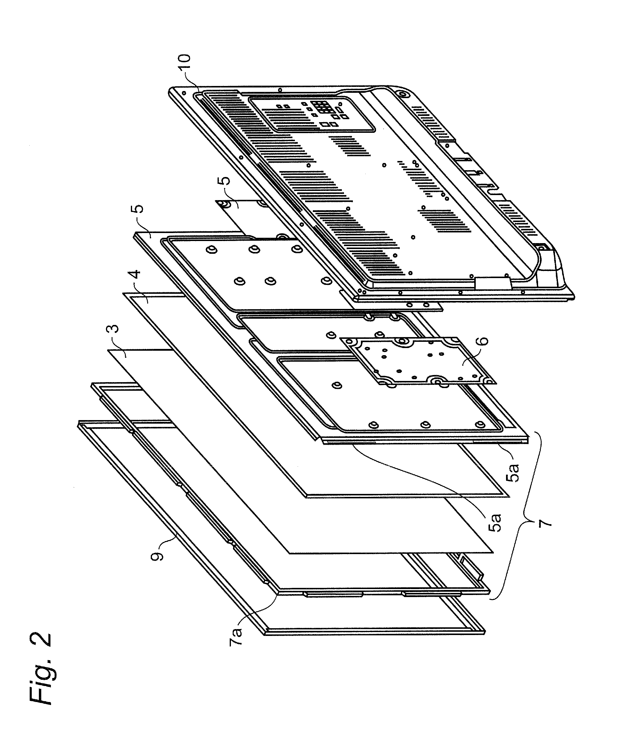 Thin display device