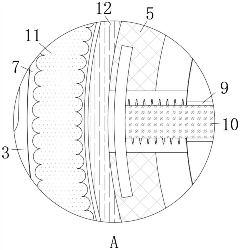 Rapid and accurate detection mechanism for organic waste gas bag type dust removal device