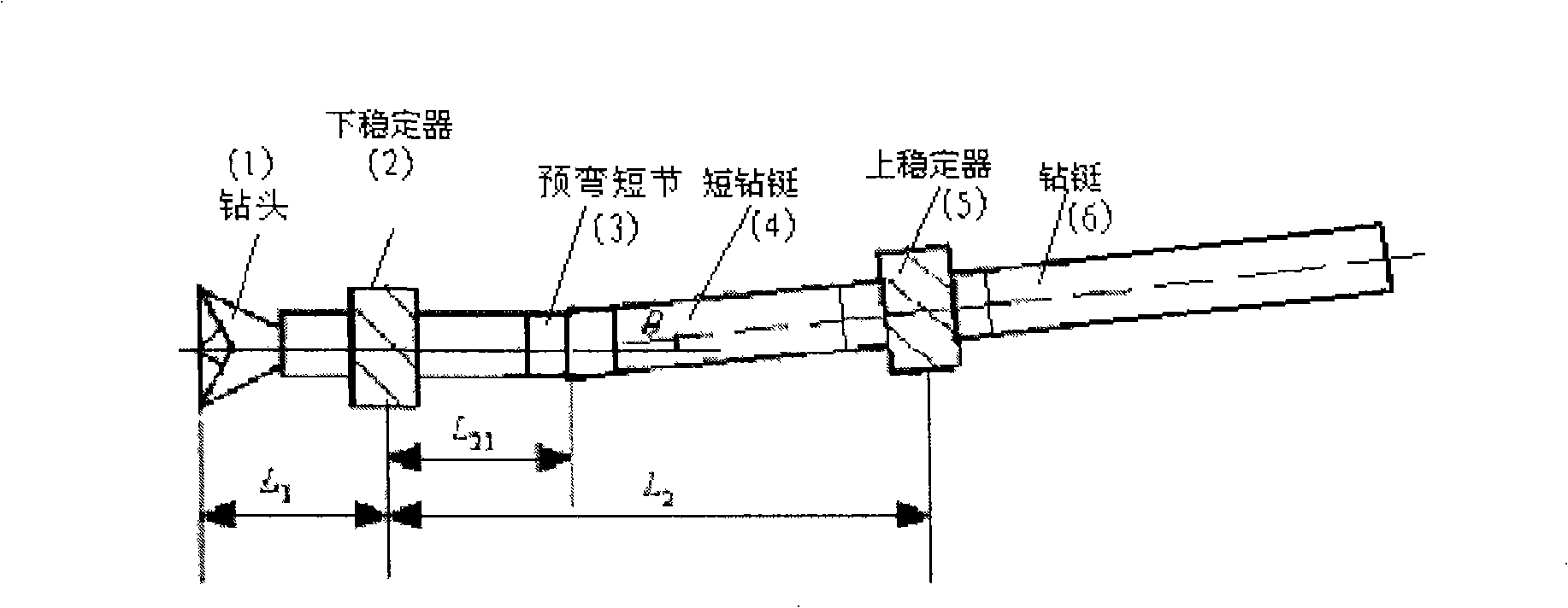 Prebending kinetics deviation control and fast drilling method