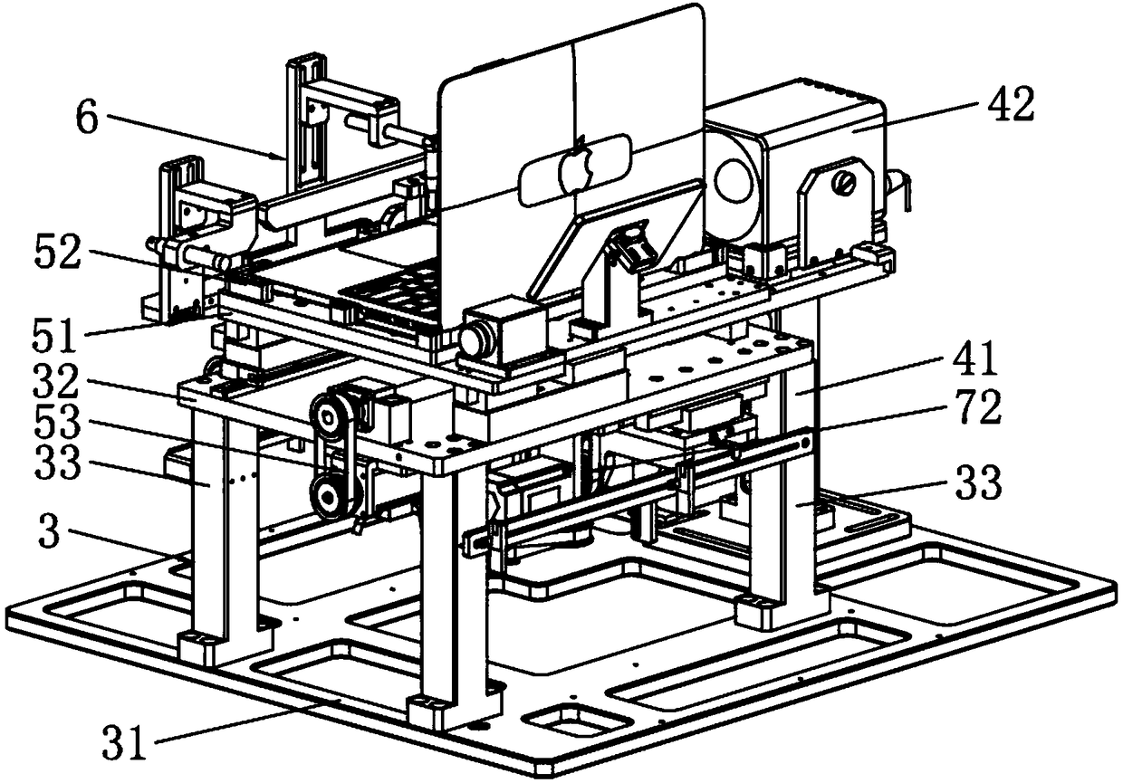 Automatic acoustic testing device applied to notebook computer