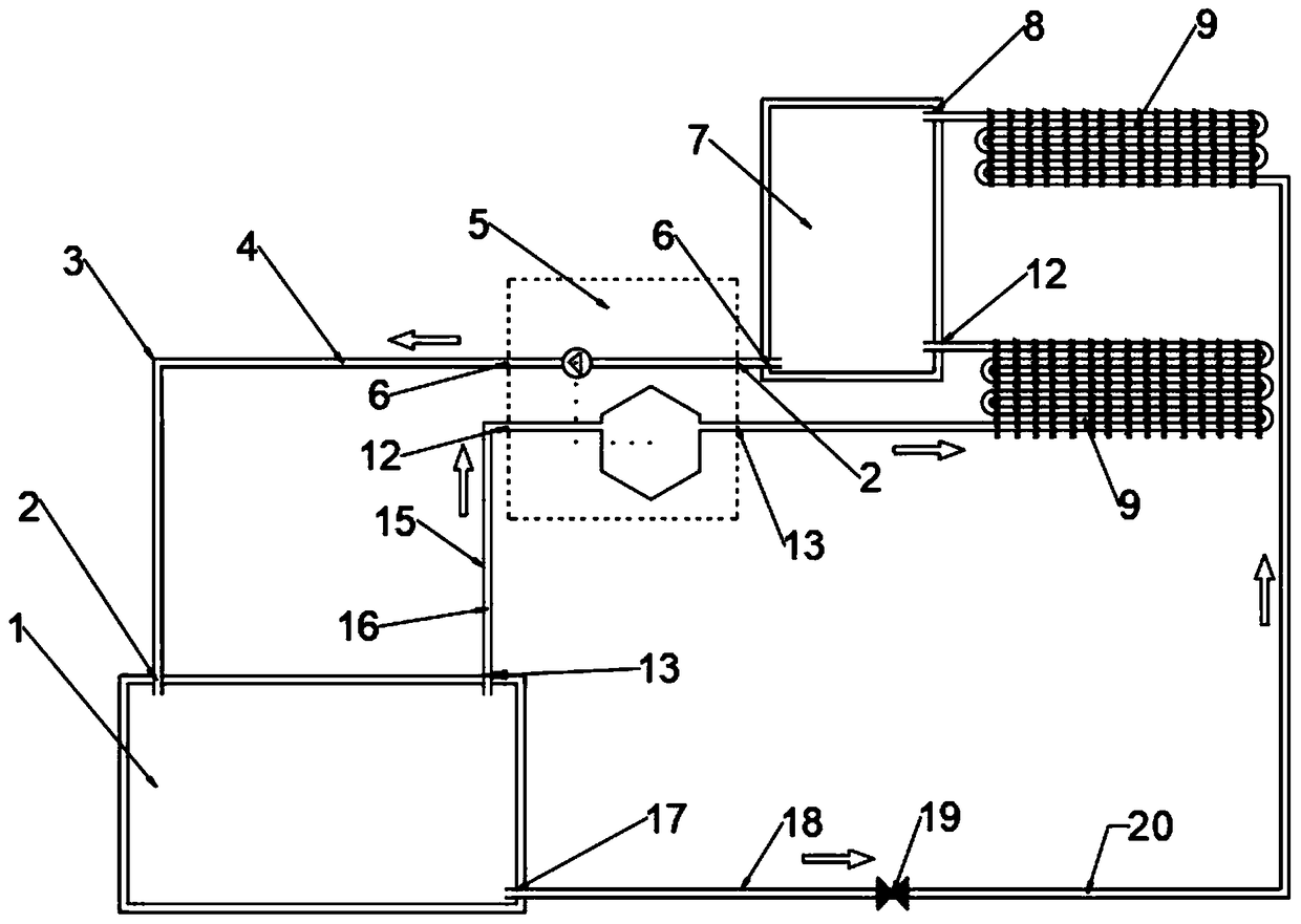 Energy-saving cooling system for wind driven generator